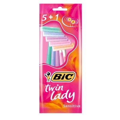 Foto Bic Máquina Depilatoria Twin Lady Pack 5 + 1 Unidad