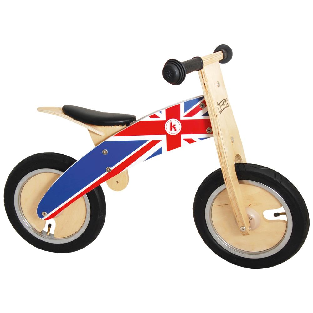 Foto Bici Aprendizaje Sin Pedales Union Jack de Kiddimoto
