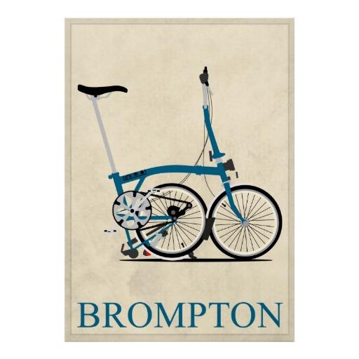 Foto Bici plegable de Brompton Posters