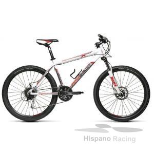 Foto Bicicleta conor afx 8500 26 montaje shimano alivio blanco-rojo