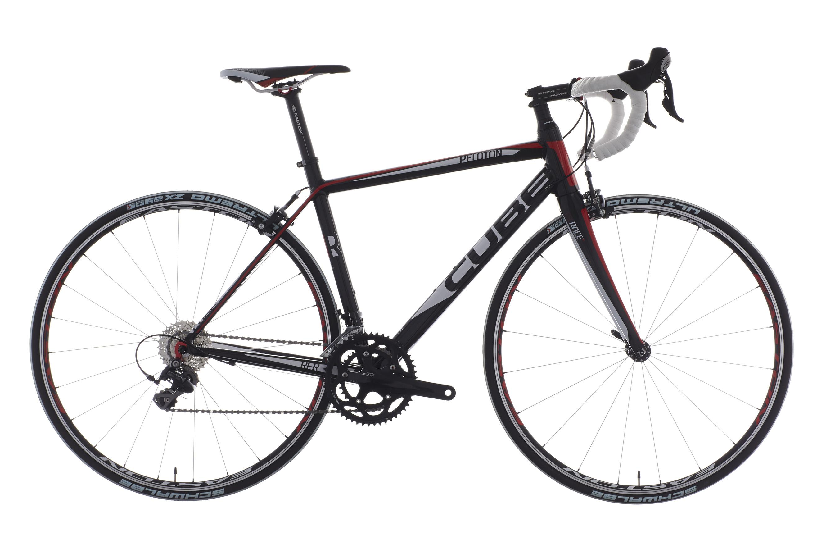 Foto Bicicleta de carrera Cube Peloton Race Compact rojo/negro , 60 cm