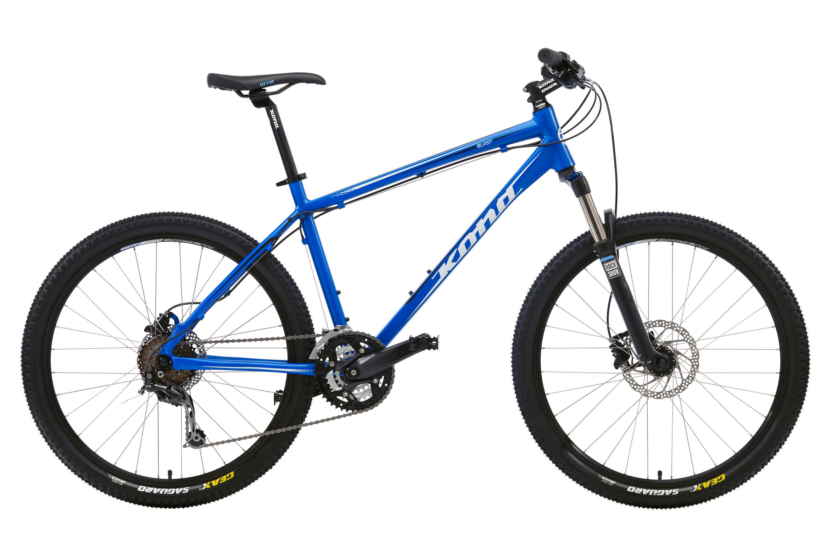 Foto Bicicleta de montaña Kona Blast azul/blanco , 48,3 cm