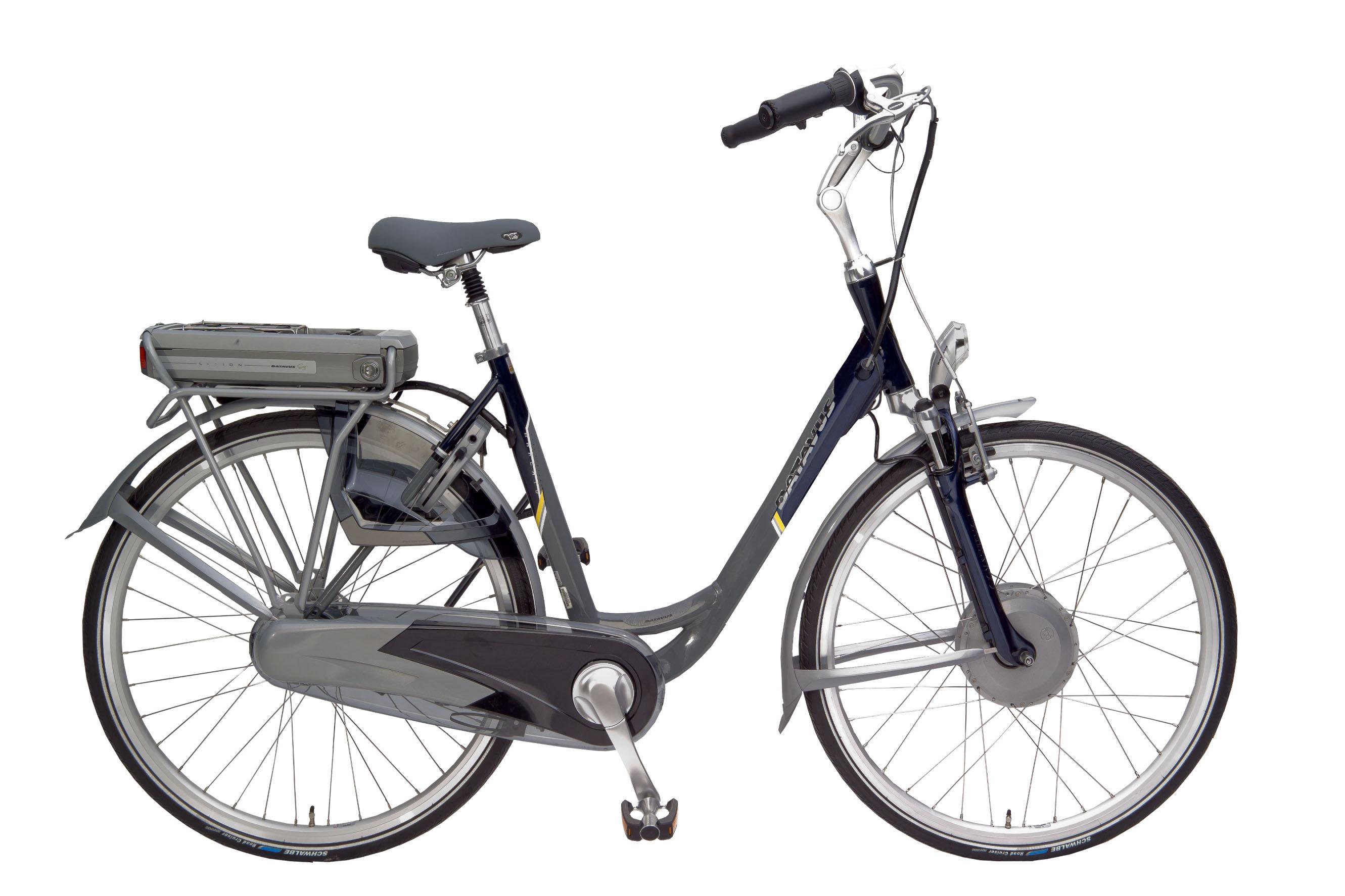 Foto Bicicleta eléctrica Batavus Marcato Easy Supreme gris/azul , 48 cm