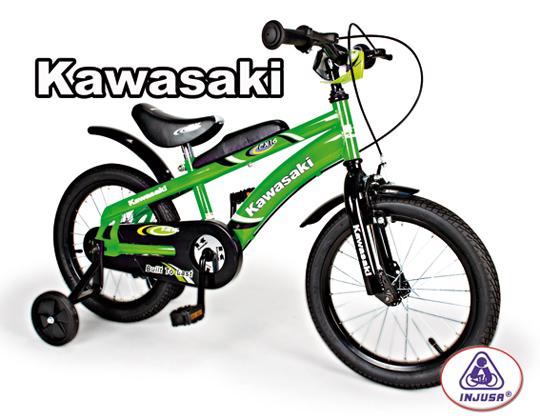 Foto Bicicleta Infantil Injusa Kawasaki 16``