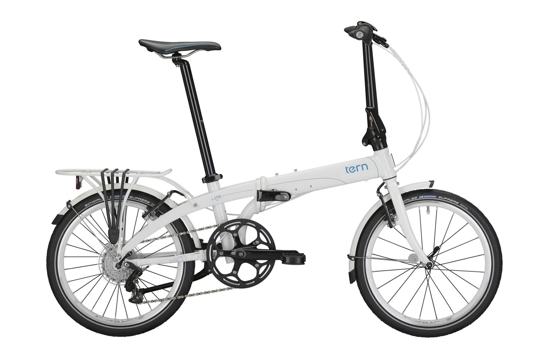 Foto Bicicleta plegable tern Link white/blue blanco