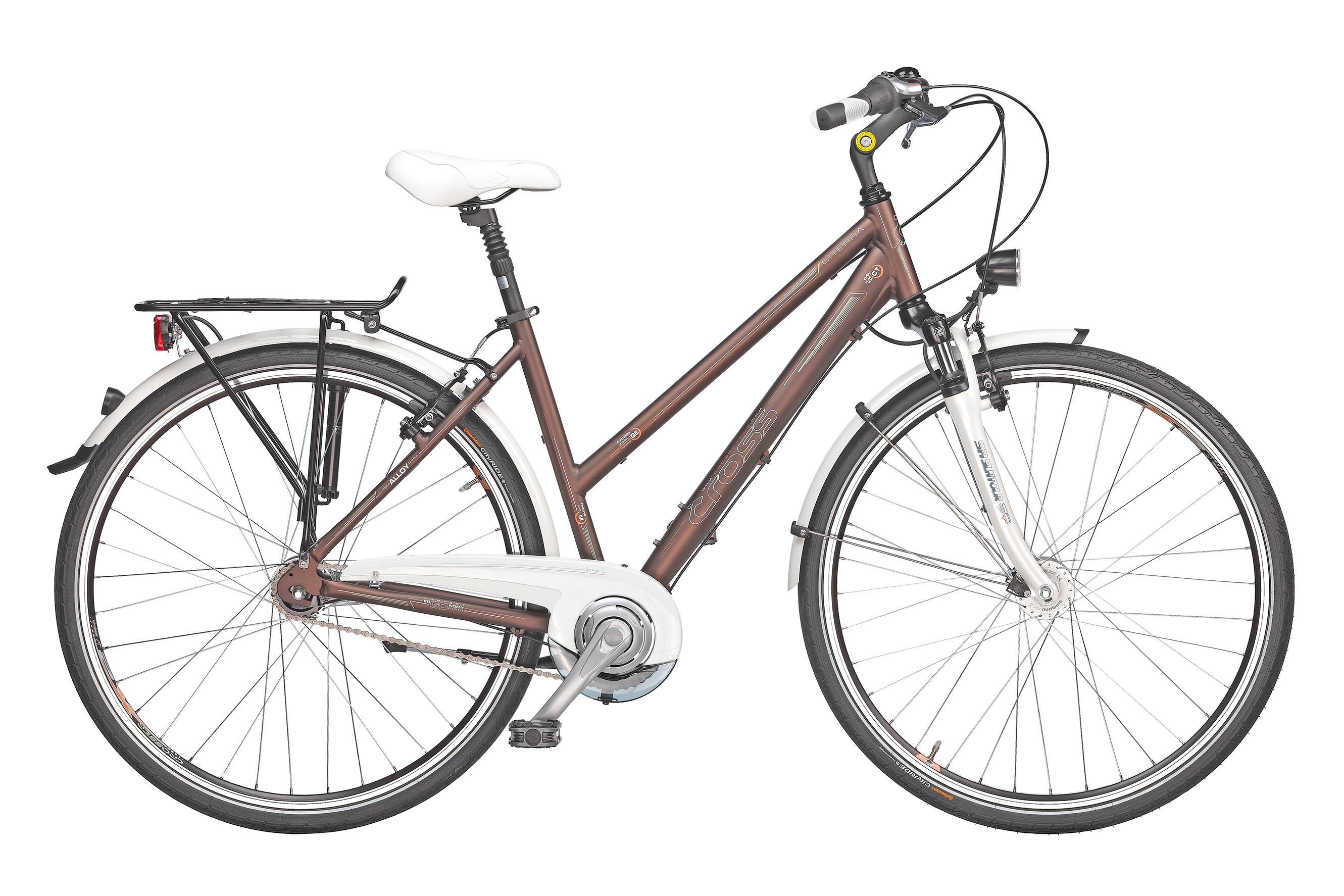 Foto Bicicleta urbana Cross Citerra lady marrón para mujer , 44 cm