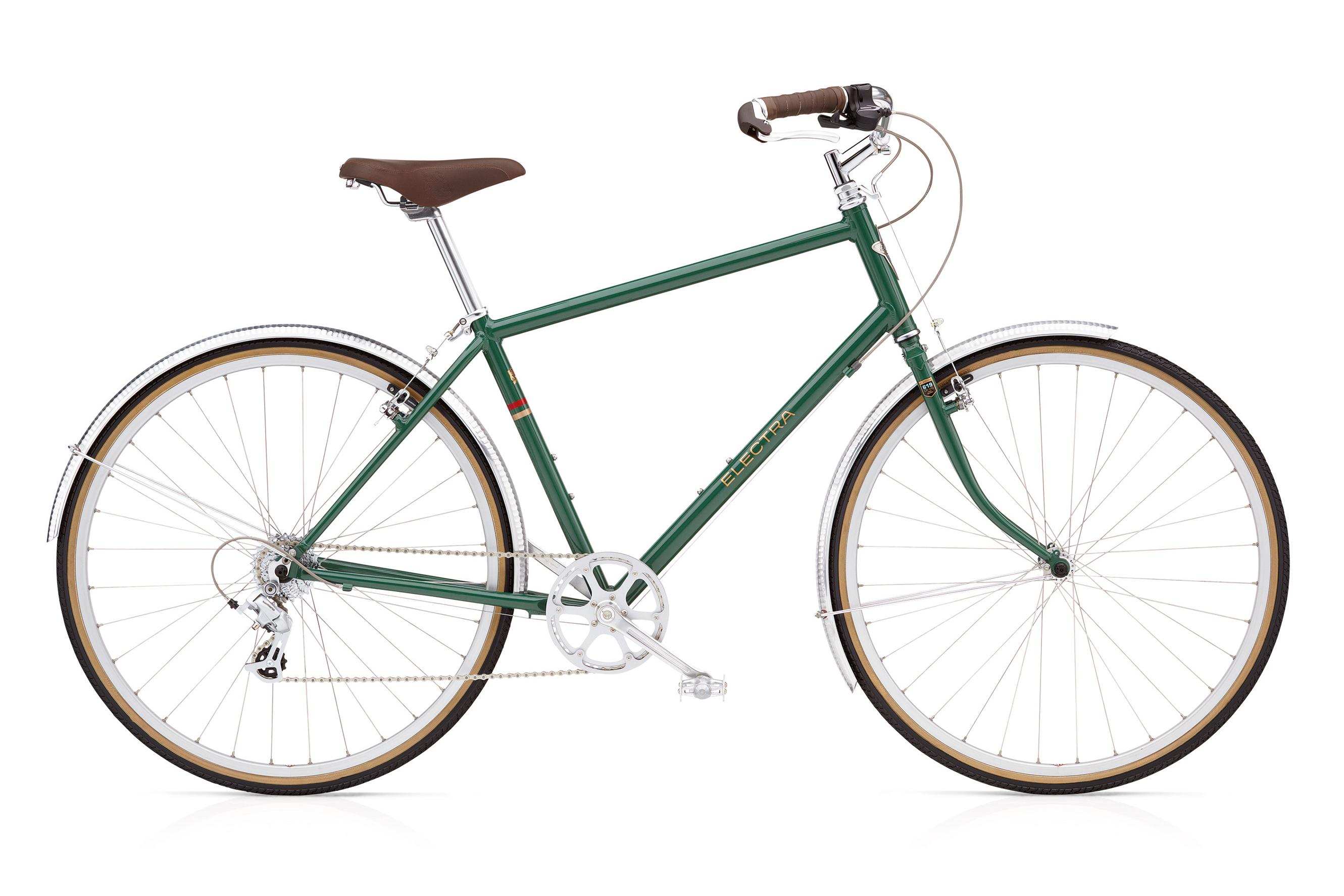Foto Bicicleta urbana Electra Bike Ticino 8D verde para hombre , 48 cm
