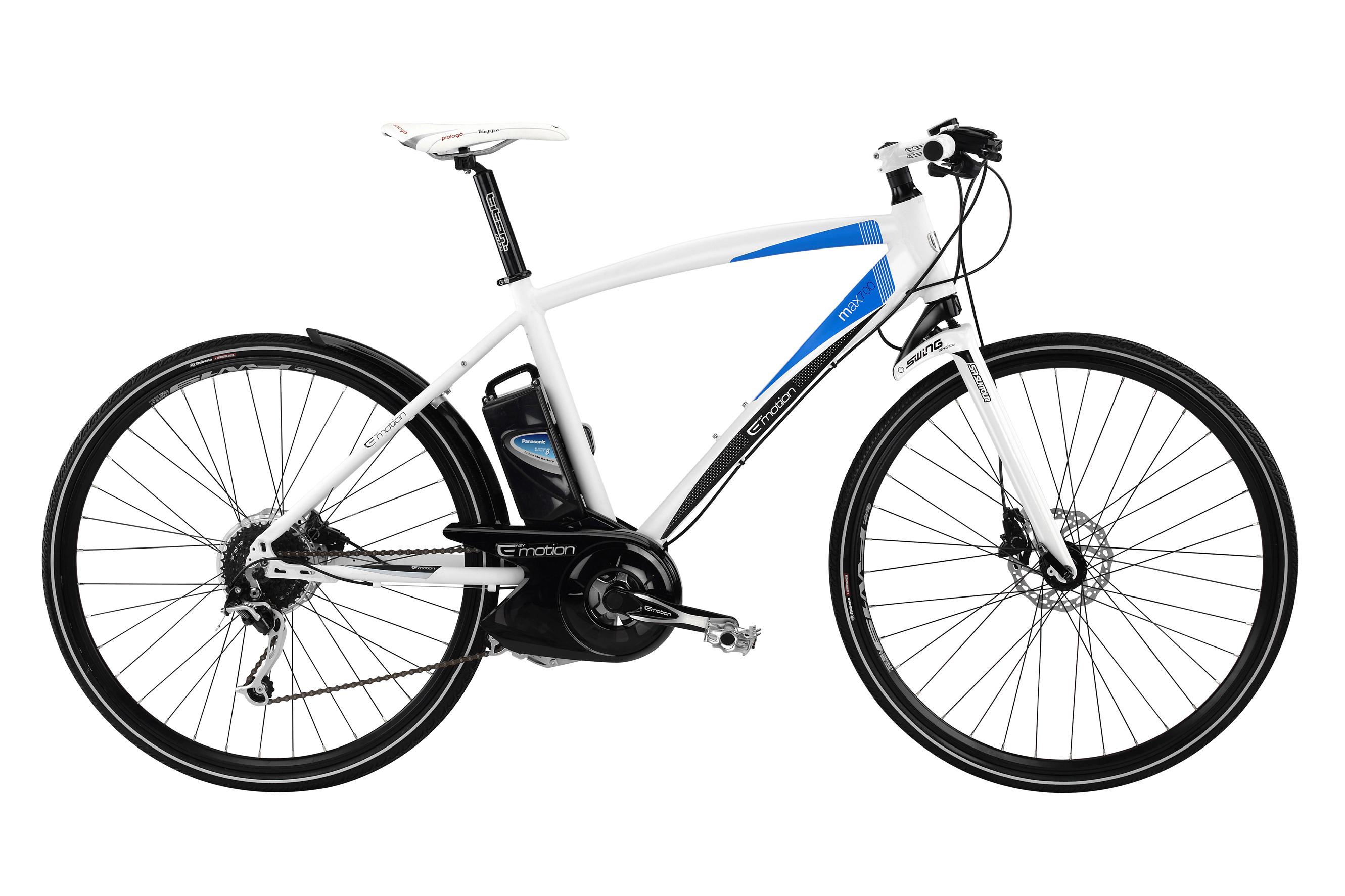 Foto Bicicletas eléctricas / Pedelec E-MOTION Max 700 matt white blan, ...