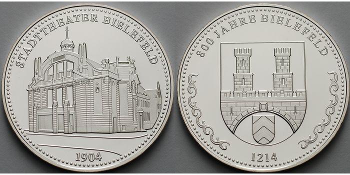 Foto Bielefeld 333/1000 Silbermedaille 2010