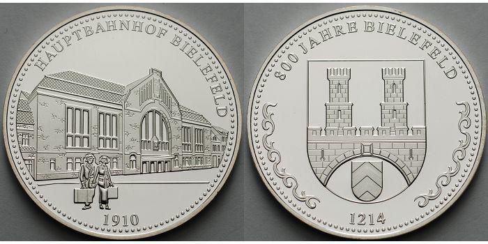 Foto Bielefeld 333/1000 Silbermedaille 2010