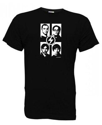 Foto Big Bang Camiseta Negra Hombre Talla S - 2xl T Shirt Black Theory Comedia Tv