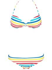 Foto Bikinis Roxy White Stripes Scooter Bikini Women