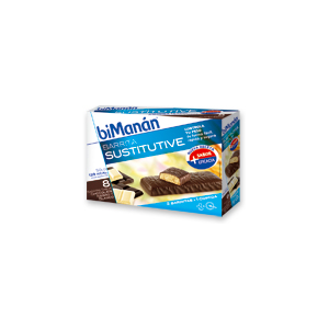 Foto Bimanan 24 barras chocolate negro/blanco