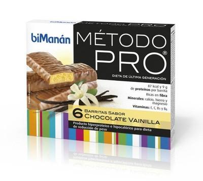 Foto Bimanan Pro Barrita Chocolate-vainilla Dieta Hiperproteica 162 27 X 6 U