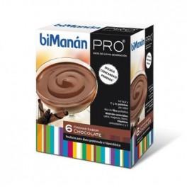 Foto Bimanan pro crema dieta hiperproteica 270 g 45 g x 6 u chocolate