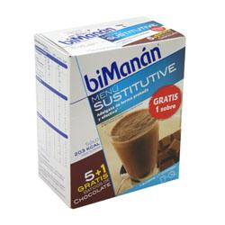 Foto Bimanan sustitutive batidos de chocolate 5+1 sobres