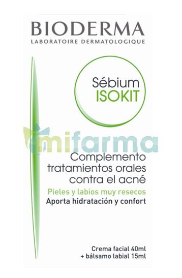 Foto Bioderma Sebium Isokit Crema Facial 40ml + Balsamo Labial 15ml