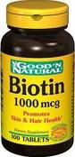 Foto biotin - biotina 1000 mcg 100 comprimidos