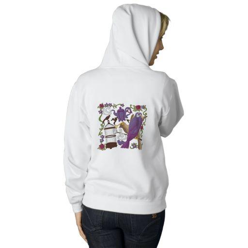 Foto Birdcage del collage del Victorian Sudadera Con Serigrafía