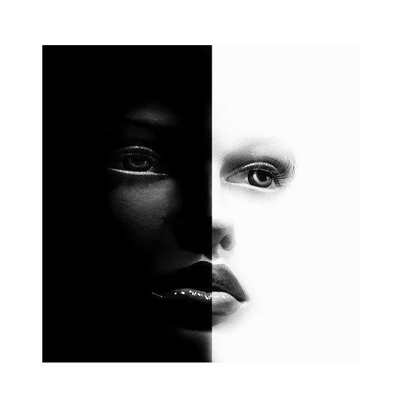 Foto Black and white, Art photography, Portrait