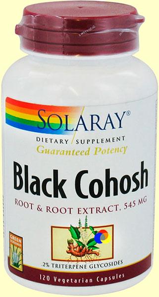Foto Black Cohosh - Cimífuga - Solaray - 120 cápsulas