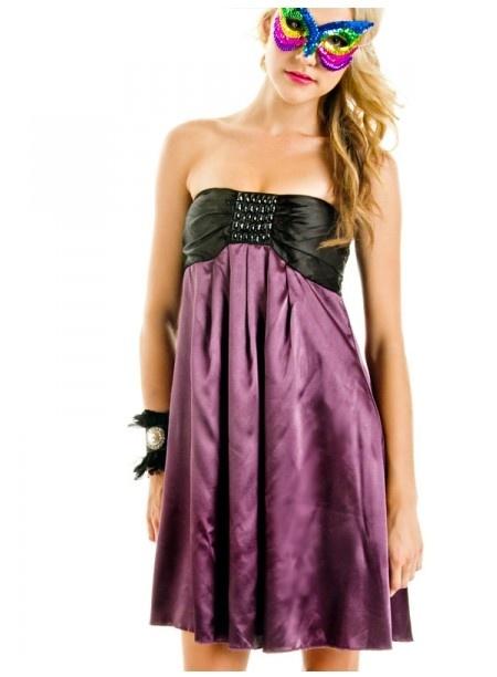 Foto Black Jewel Dress - Violet