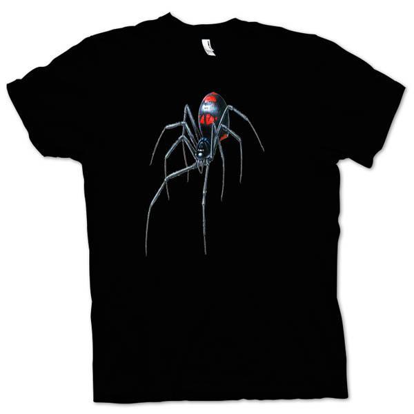 Foto Black Widow Spider - Cool Black T Shirt