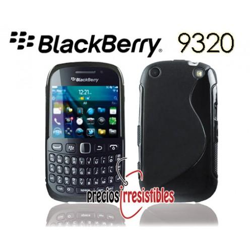Foto Blackberry Curve 9320 - S-Line NEGRA - Carcasa/Funda TPU Gel (Silicona)