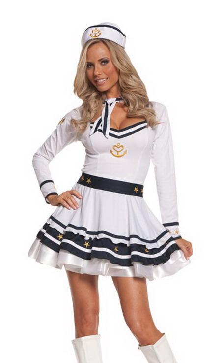 Foto Blanco de manga larga vestido de traje de marinero