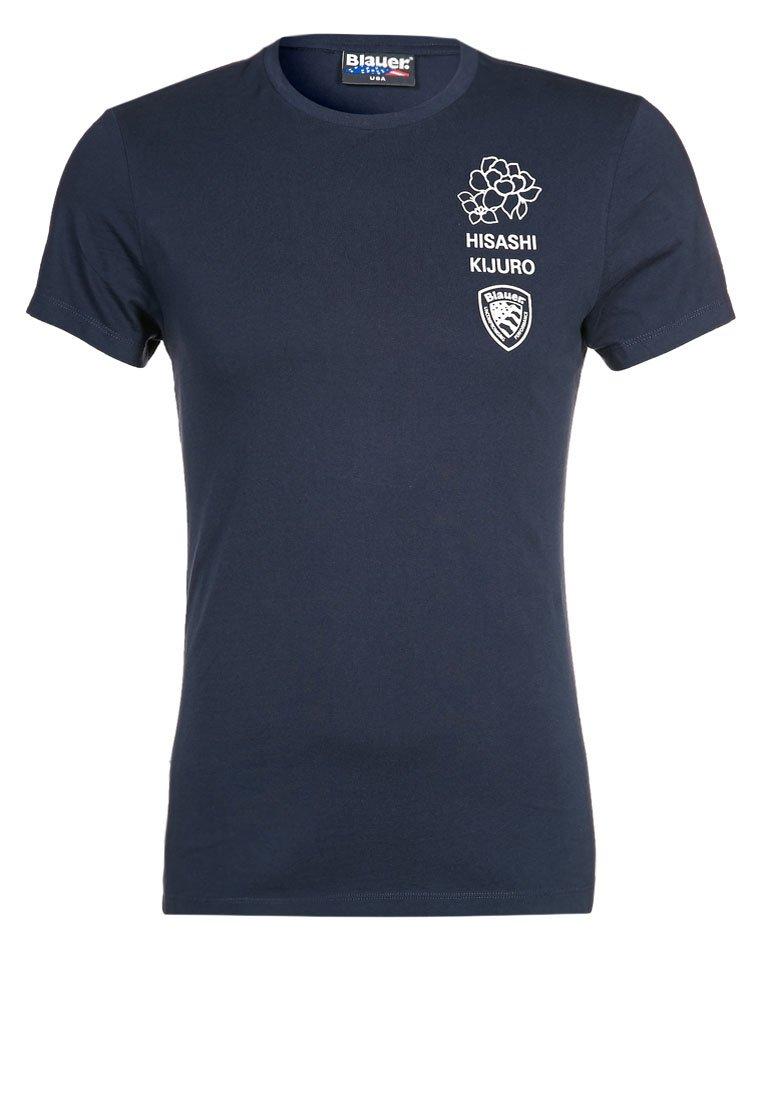Foto Blauer Camiseta print azul