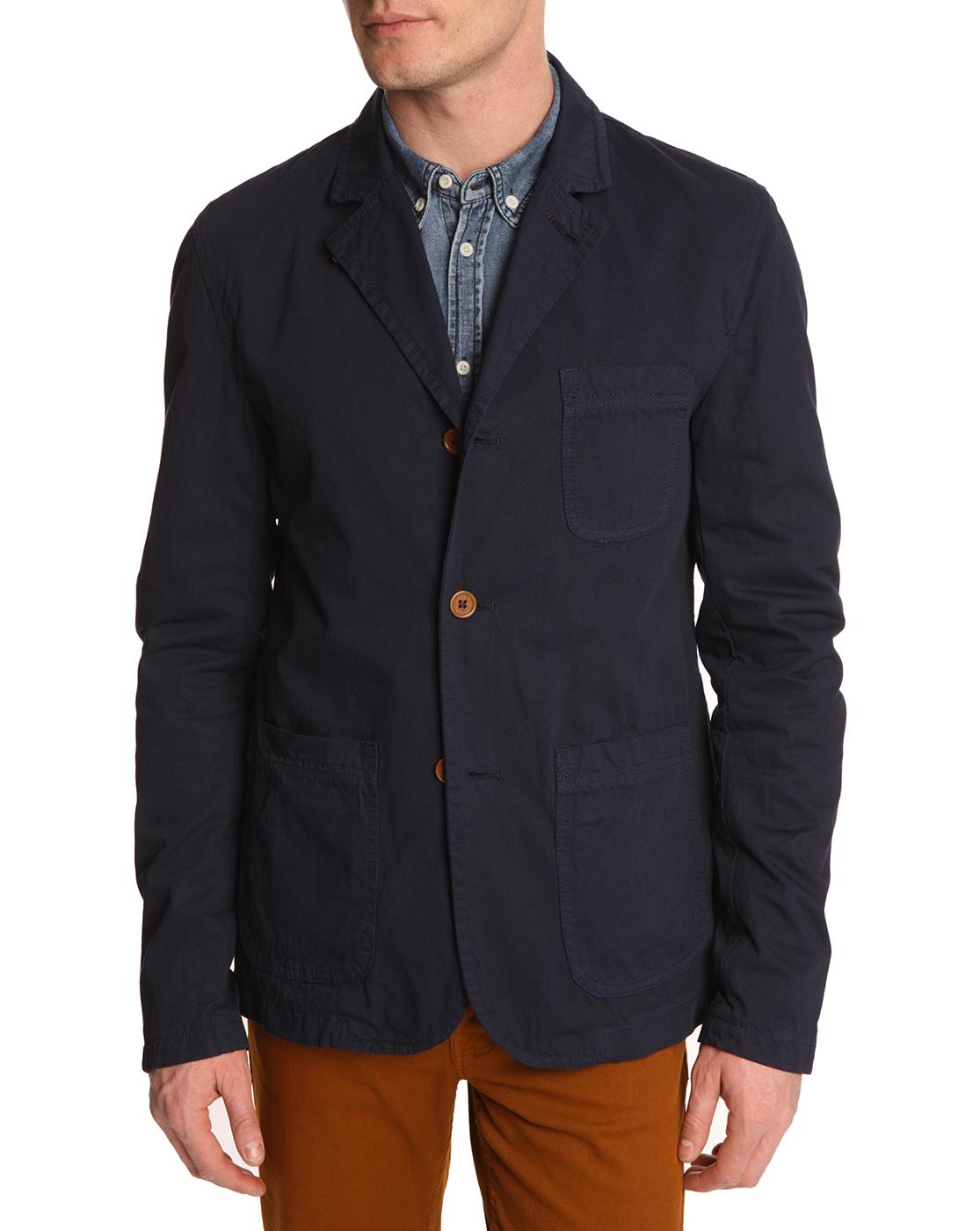Foto Blazer azul marino teñido