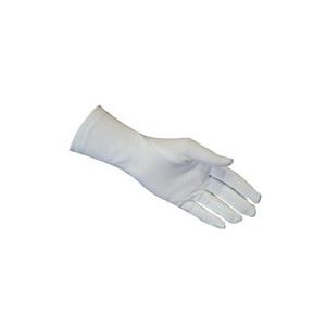 Foto Bleached white cotton gloves (1 pair medium)