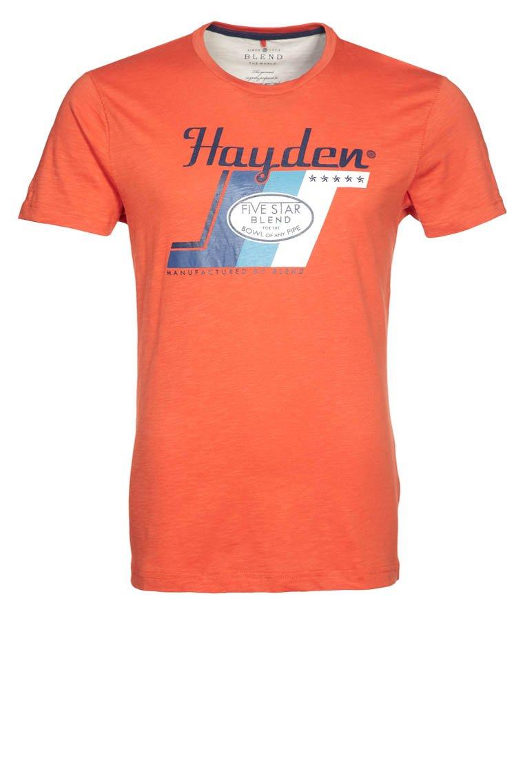 Foto Blend Camiseta Print Naranja XL