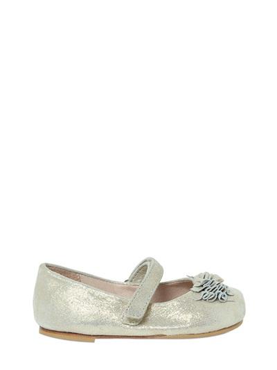 Foto bloch ballerinas de gamuza efecto glitter