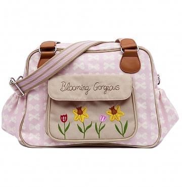 Foto Blooming Gorgeous Tote Cream Bows on Pink