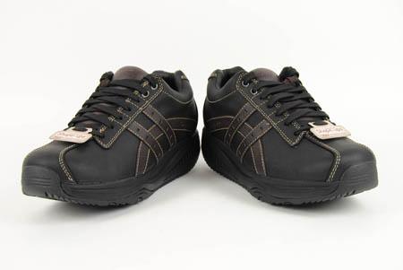 Foto blucher de piel negromarrón