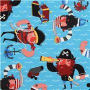 Foto blue Alexander Henry pirate fabric Captain Redbeard