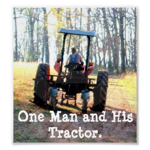 Foto Bluebird CSA, un hombre y su tractor Impresiones