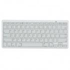 Foto Bluetooth Mini portátil 78-Key Teclado inalámbrico - Blanco (2 x AAA)