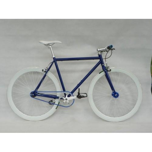 Foto Blue/White Single Speed Fixed Gear Track Bike