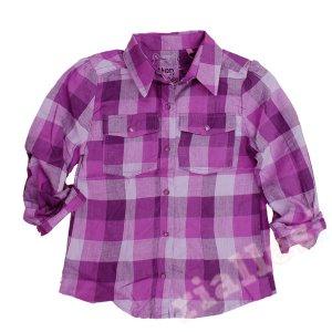 Foto Blusa A Cuadros De Niña