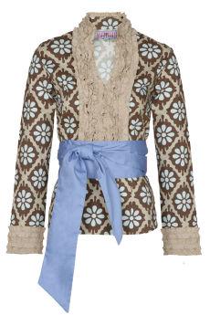 Foto Blusa estampada con fajín