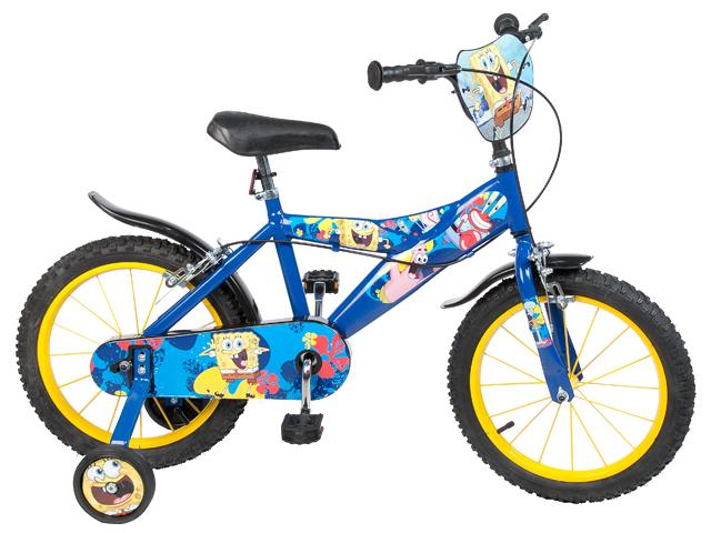 Foto Bob Esponja. Bicicleta. Tama?o 16