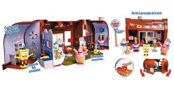Foto Bob Esponja Playset Crustaceo Crujiente