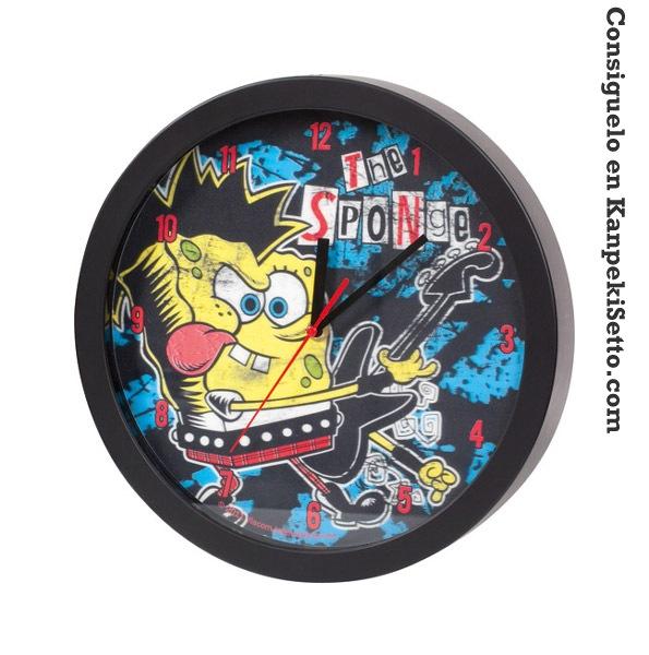 Foto Bob Esponja Reloj De Pared Con Efecto 3d Make U Loud 30 Cm