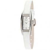 Foto Boccia Ladies Titanium Case White Leather Strap Watch