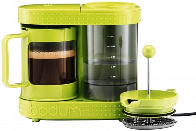Foto Bodum Cafetera a pistón 4 tazas, eléctrica, BISTRO, 0,5 l, verde lim