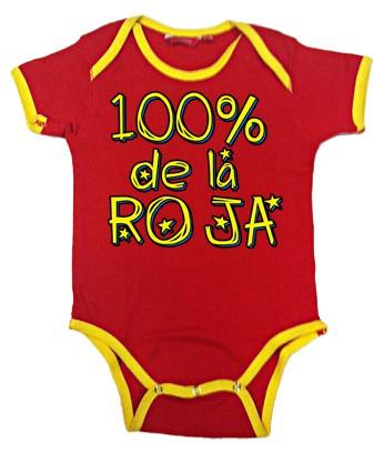 Foto Body bebé bicolor rojo y amarillo 100 de la roja