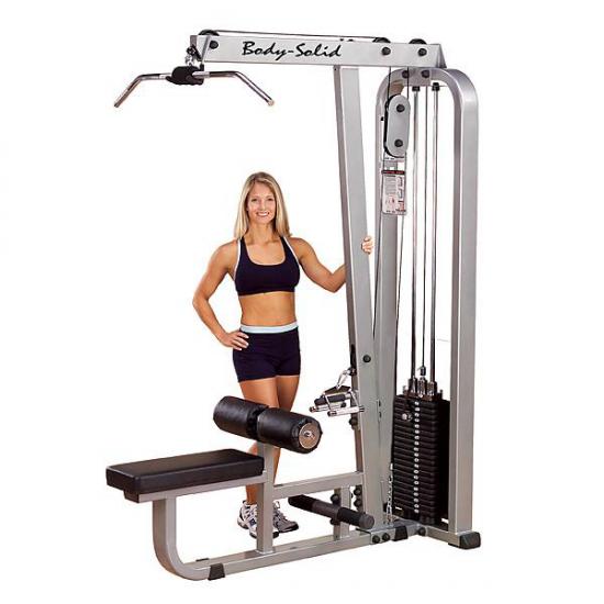 Foto Body Solid Lat Machine with Mid Row