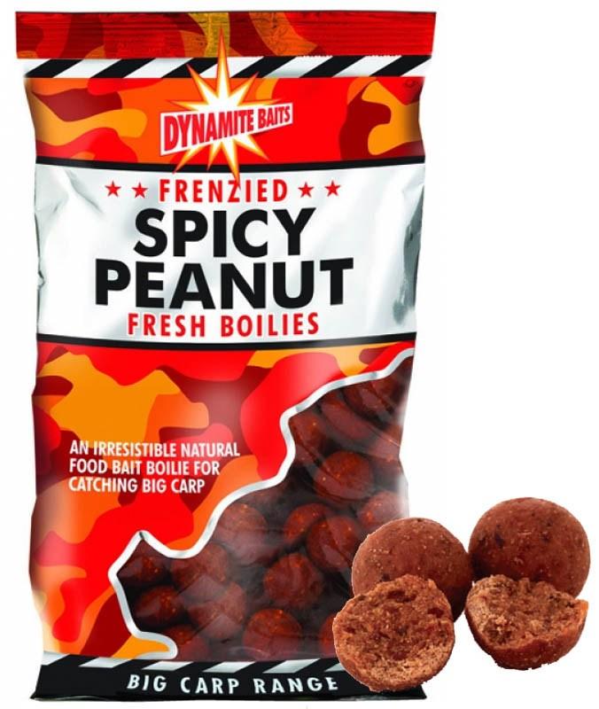 Foto boilies dynamite baits spicy peanut ø 15mm - 1kg